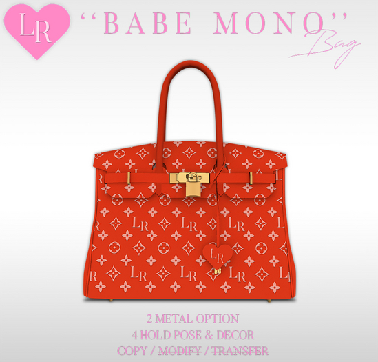 LR ''BABE MONO'' BAG [ORANGE] Unpack Me <3