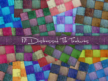 FULL PERM 17 Distressed Tile Textures