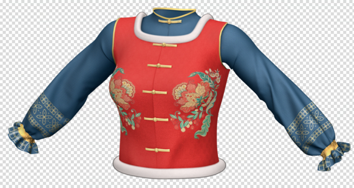 HARU_New Year Top Blue