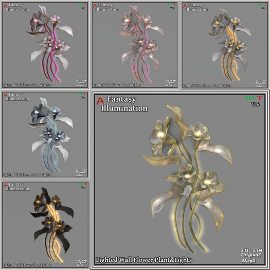 wall decor - mega pack flowers Wall decor