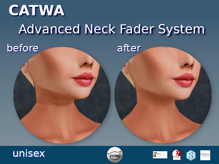 Catwa  Neck blender HUD /  Advanced Neck Fader System / Neck fix