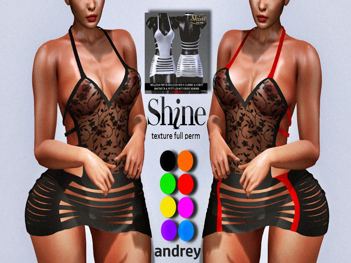 AJ   [SHINE FULL PERM] DRESS ANDREY  _TEXTURE FULL PERM