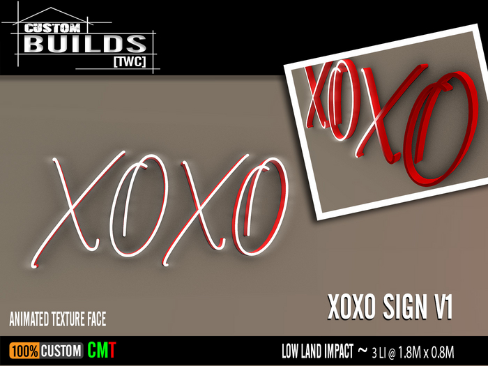 [TWC] - XOXO Sign V1
