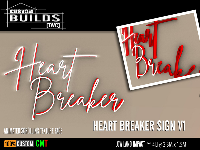 [TWC] - Heart Breaker Sign V1