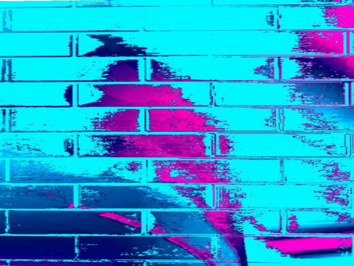 Fluorescent Bricks Texture