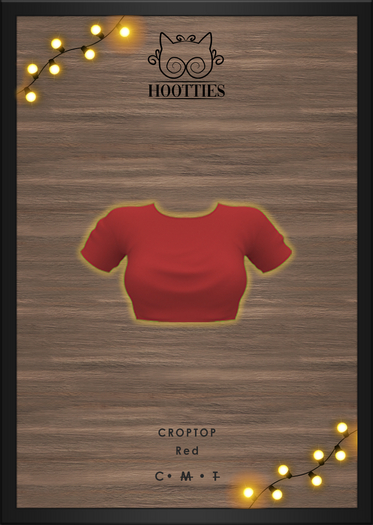 [-Hootties-] Ebody Reborn - Croptop Red