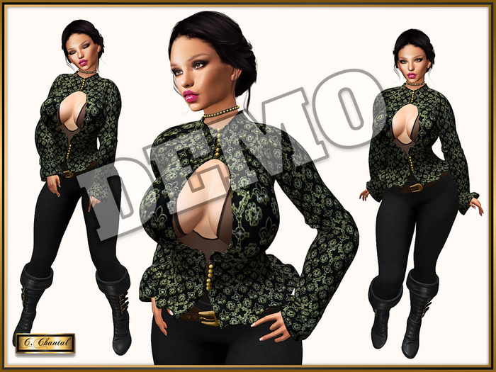 C.CHANTAL Ladies Vintage Horse Riding Outfit #2 [Maitreya] [DEMO]