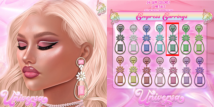 #UNIVERSA - Empress Earring - Emerald