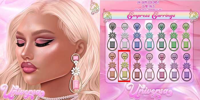 #UNIVERSA - Empress Earring - Yellow