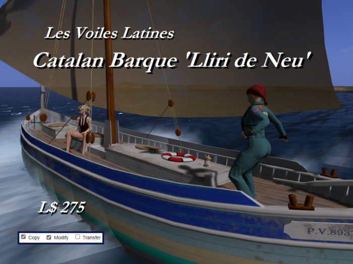 Catalan Barque 'Lliri de Neu' - Snow Lily