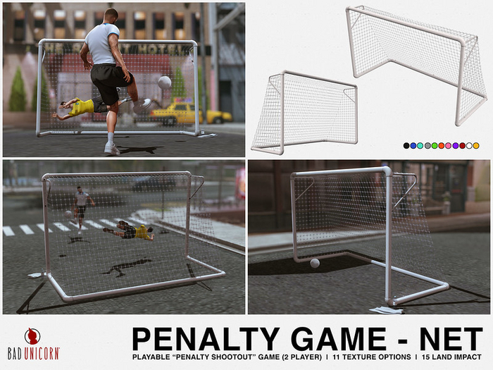 Penalty Game - Net (playable soccer game)