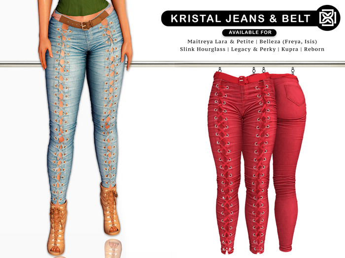 Addams - Kristal - Laced Jeans #07