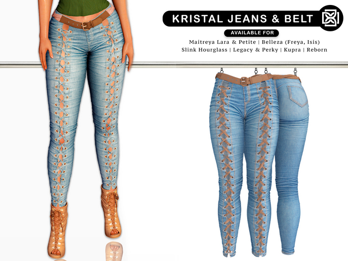 Addams - Kristal - Laced Jeans #36