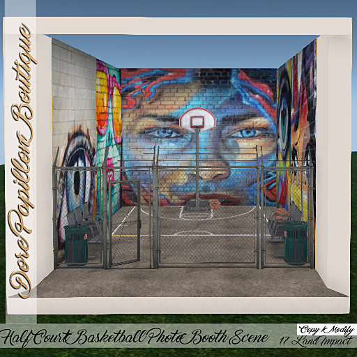 DPB Half Court Basketball Photo Booth Scene (Copy & Modify)