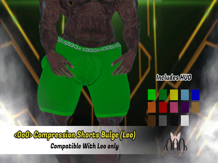 <OoO> Compression Shorts (Leo) Bulge DEMO BAG
