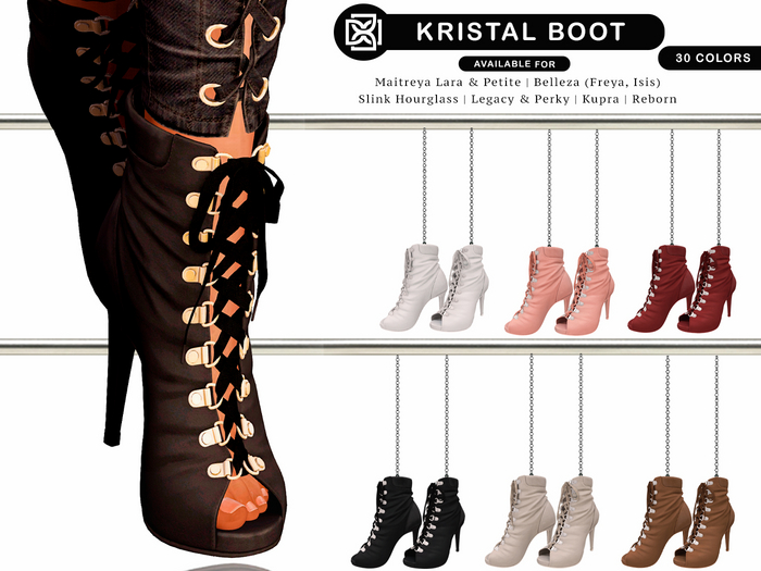 Addams - Kristal - Laced Bootie #FATPACK