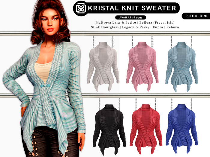 Addams - Kristal - Knit Sweater #FATPACK