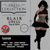 [Fusion Fashion Delivery Hud] - Blair Outfit - Black