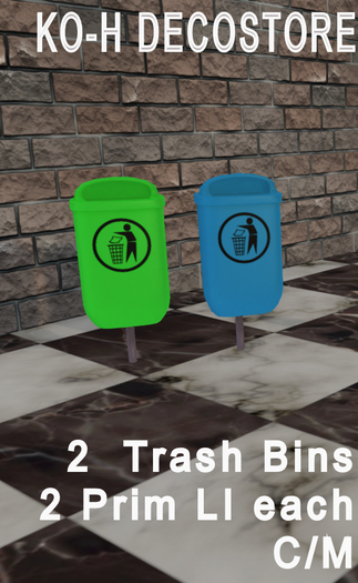KO-H Trash Bin Set