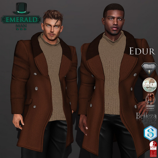 Edur Coat Brown v2