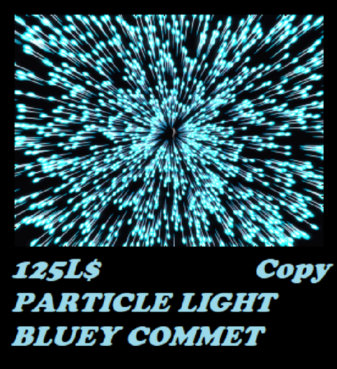 PARTICLE LIGHT BLUE COMMET