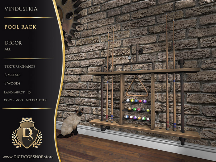 [Ds] Vindustria Pool Rack - DECOR VERSION