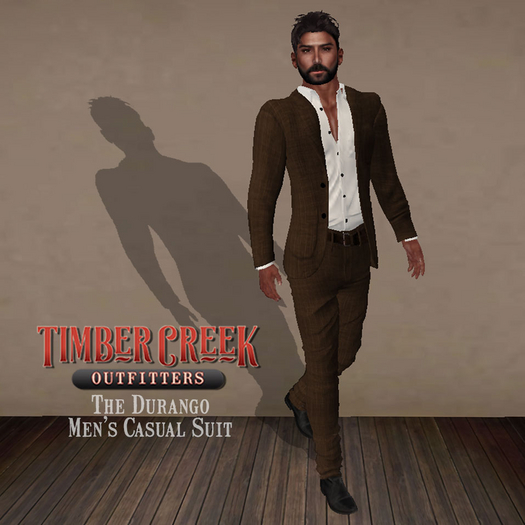 [Timber Creek] Durango Casual Suit-Glen Plaid Brown