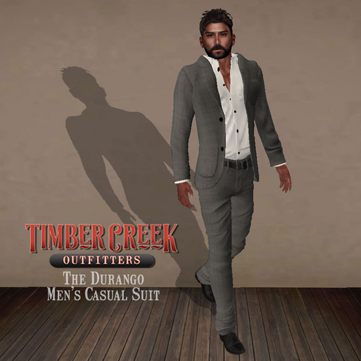 [Timber Creek] Durango Casual Suit-Glen Plaid Gray