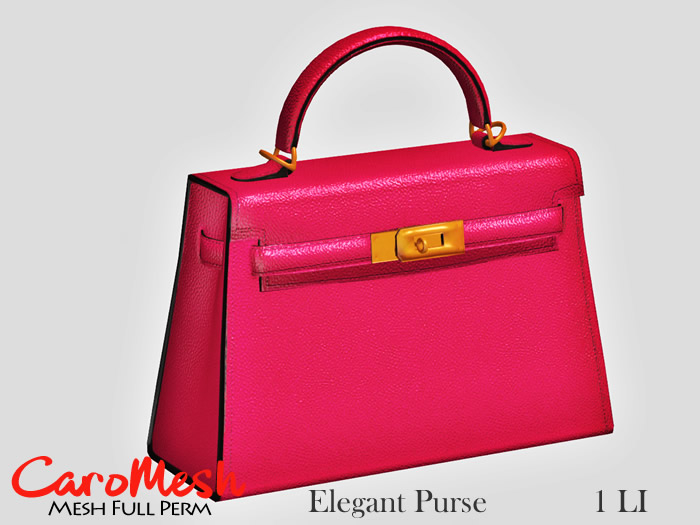 Caro Mesh Full Perm * Elegant Purse Handbag -unpacker-
