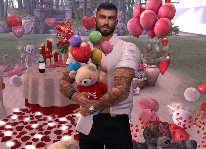 Valentine Bear Ballon Wear♫♫♫