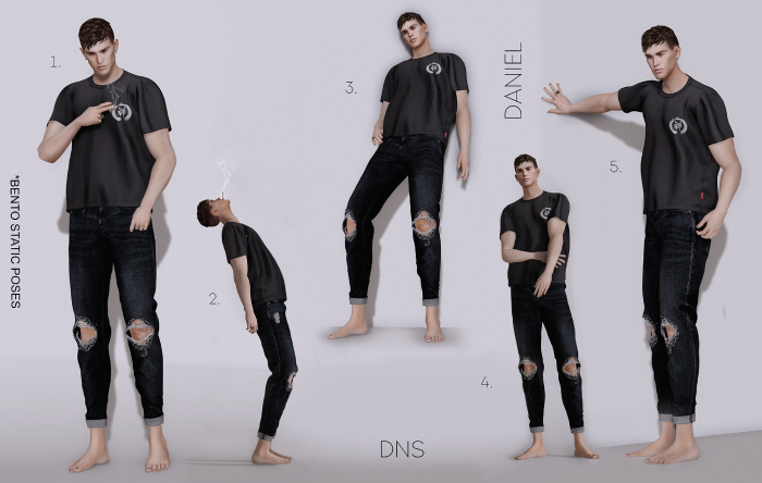 DNS - ' DANIEL ' SINGLE POSES