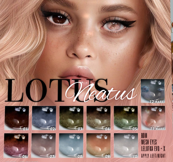 12. LOTUS. Neatus Eyes [boxed] RARE