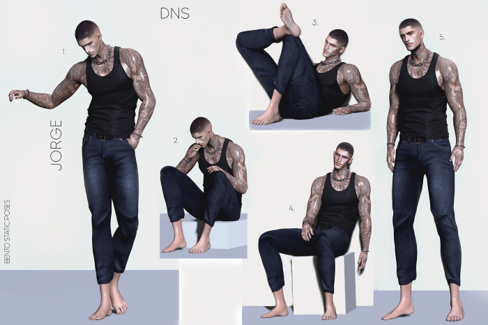 DNS - ' JORGE ' SINGLE POSES
