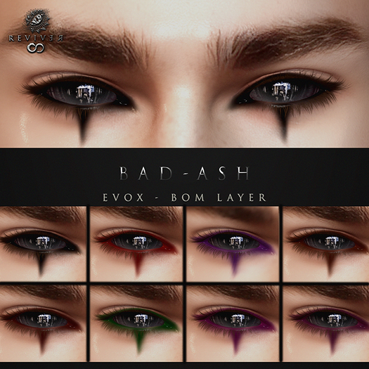 REVIVER - BAD ASH eyeshadows