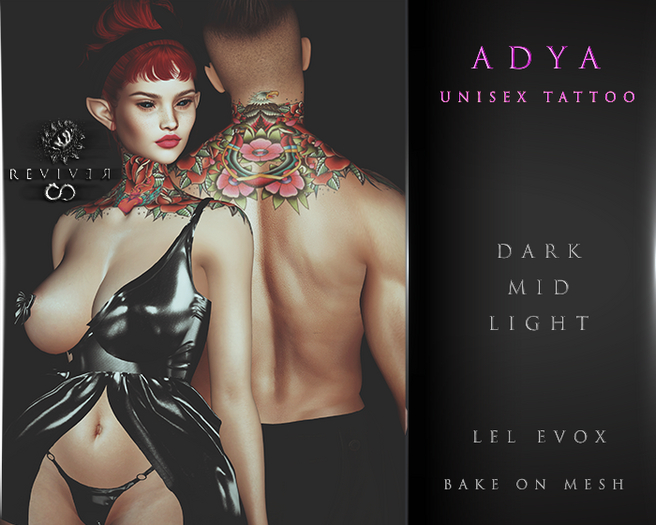REVIVER - ADYA neck tattoo