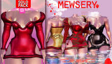 #MEWSERY Cherrykit Set {#14 Silk.Burgundy} - Dress and Sleeves
