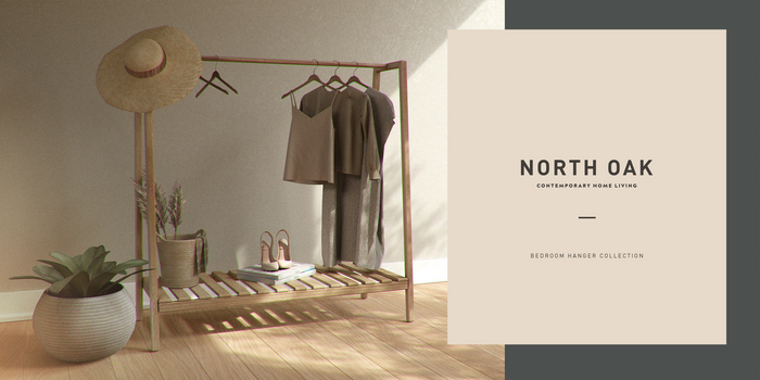 [North Oak] + Bedroom Hanger Collection