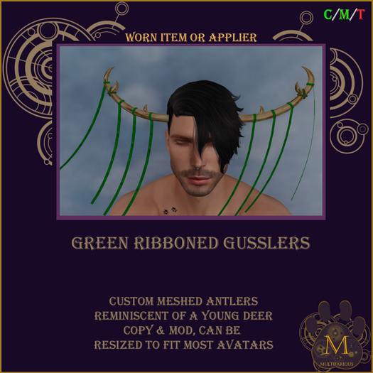 *M* Green Ribboned Guslers