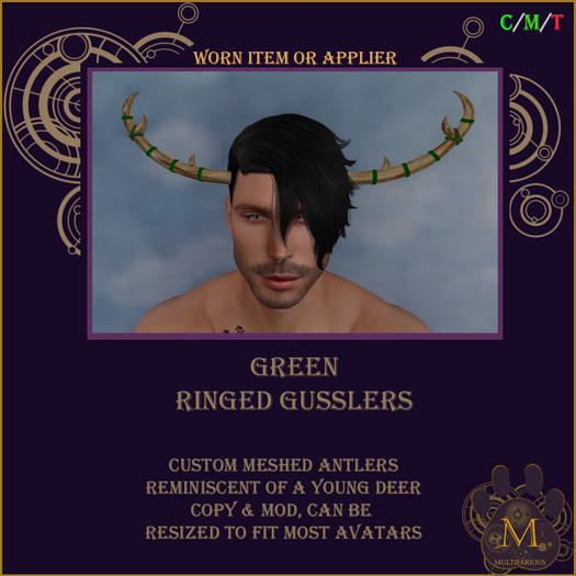 *M* Green Ringed Guslers