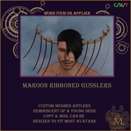 *M* Maroon Ribboned Guslers