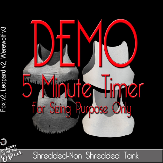 DEMO SWO Shredded-Non Shredded Top for Jomo Female Avatars