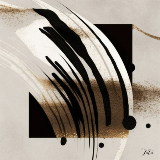 Black And Gold Surrealism