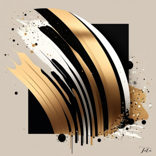 Black And Gold Surrealism_1