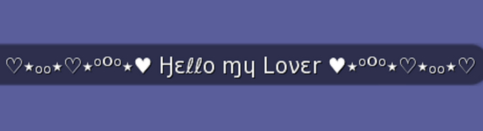 :: MG ::  Hello My Lover - Gesture (with Sound)