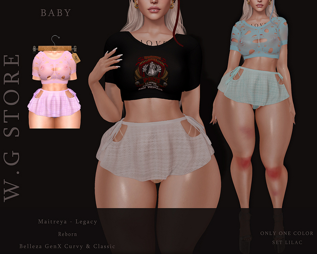 W.G STORE - Baby Set LIlac