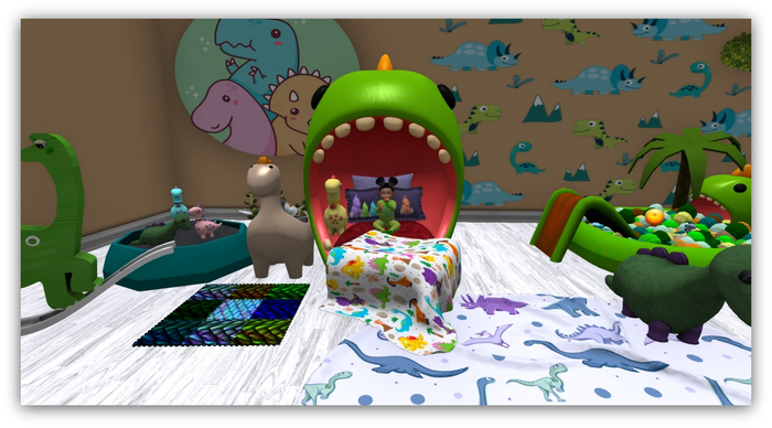 MERCI~SLEEPISAURUS BEDROOM