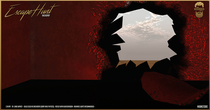 Escape Hunt Backdrop - The Bearded Guy