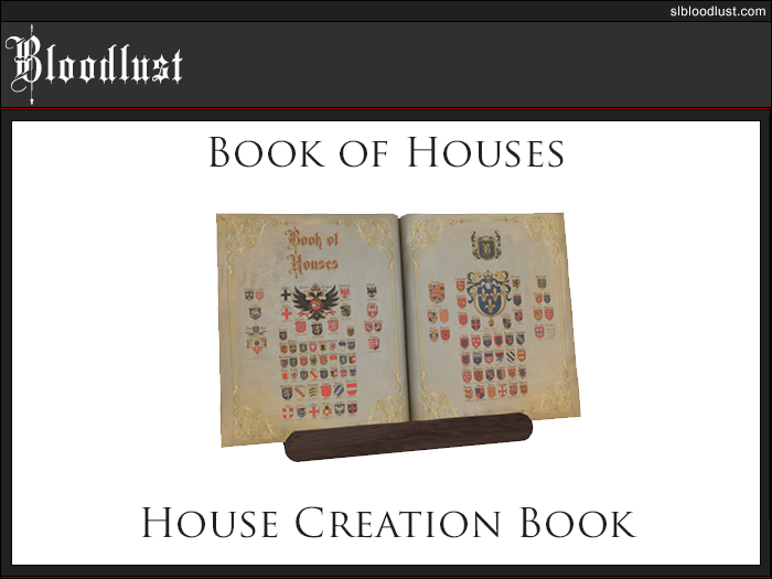 [Bloodlust] Book of Houses