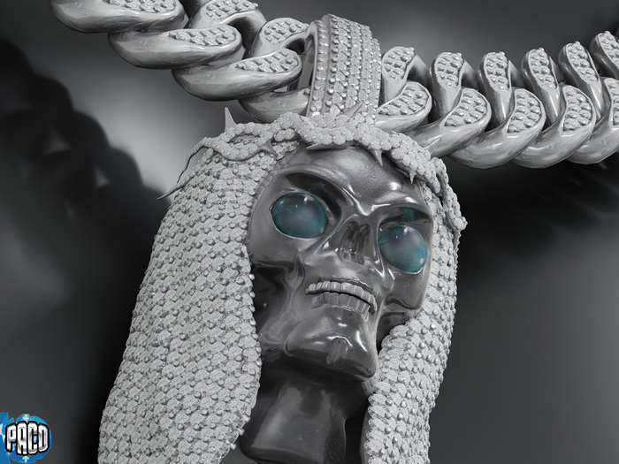 PACO/ "BLESSED SKULL " ICEDOUT