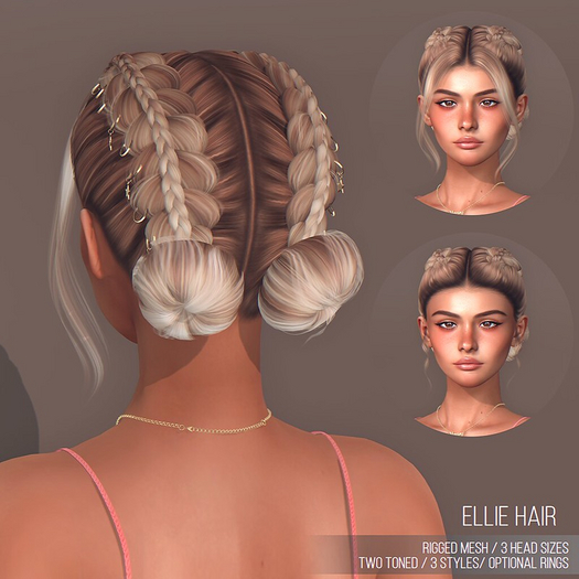 CHAIN - Ellie Hair - B&W